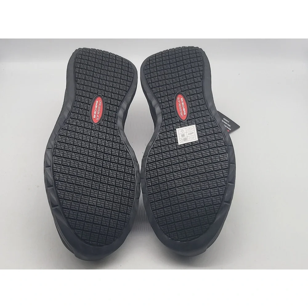 Skechers Work Squad Chaos SR-Urgran Shoes‎ Sneakers Black Mens 11.5 200273/BLK